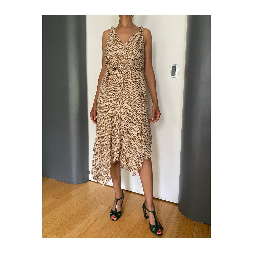 Asymmetrical Midi Summer Dress